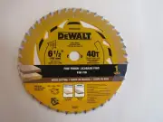(DEWALT) "NEW-STYLE" (6-1/2" X 40T) CIR-SAW-BLD (NEW)
