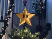 Super Mario Star | Tree Topper | Christmas Star | Christmas Tree Decoration