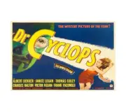 1940 Doctor Cyclops (Paramount) Sci-Fi Movie Poster, 4 ft. Tall Giant Poster