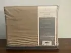 Barrett Collection Queen 4 Piece Bed Sheet Set 1400 Thread Count Taupe NIB