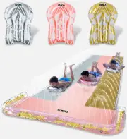 POZA Jumbo Inflatable Slip and Slide Water Game with Boogie Boards - 18 Feet