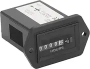 Mechanical Hour Meter, Professional Engine Hourmeter, for Boat Auto ATV UTV Snowmobile Lawn Tractors Generators (12V to 36V)