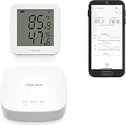 YoLink X3 Temperature & Humidity Sensor, Supports App Real-Time Data Refresh, Alexa, IFTTT, Home Assistant Integration - YoLink Hub Included