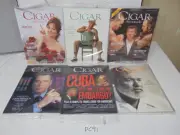 6 Cigar Aficionado Magazine Lot 1999 Sealed Lucci - El Duque - Travolta Clinton