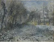 ARTICULOZY Giclee Print Rolled - Renoir - Snow-covered Landscape - 40x50 Inch Canvas Wall Decor Art Print