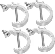 JOINPAYA 4pcs Stage Lighting Clamps Truss Clamp Aluminum Alloy Lamp Hooks Secure Hanging Clips for Stage Decor