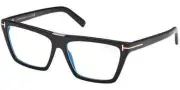 NEW Tom Ford FT5912B-1-57 Black Eyeglasses