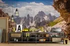 3D Mountain Landscape Wallpaper Wall Mural Removable Self-adhesive 71