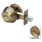 Master Lock Grd 3 Single Cylinder Deadbolt WR5 AB