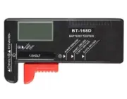 NiftyPlaza Digital Battery Tester For AAA AA C D 9V 1.5V, Model BT-168D...