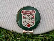 CaddyShack BushWood CC - Crest - Golf Ball Marker with Magnetic Hat Clip
