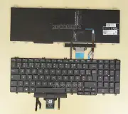 New For DELL Precision 3540 3541 2019 Keyboard FR French Clavier Backlit Pointer