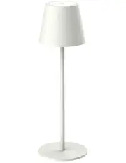 [Oriel Lighting] MindyRechargeable Touch Table Lamp in White