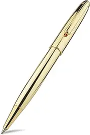 STONEGO Ballpoint Pens Stainless Steel Retractable Business Ballpoint Pen Smooth Writing Roller Ball Pen Elegant Curves Pen Signature Pen for Men Women, School, Office, Business, Executive （Gold）