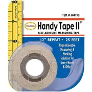 Colonial Handy Tape II Self-adhesive Measuring Tape 12" Repeat 25 Feet