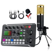 Portable Sound Card Kit PC Microphone Set Accessories L5H17056