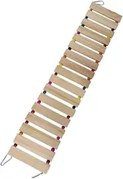 GRIRIW Wooden Swing Toy for Birds Parrot Swing Ladder Chicken Coop Accessory Easy Install