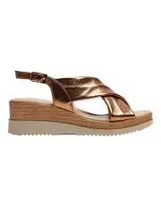[Easy Steps] Inca Sandals in Bronze Metallic
