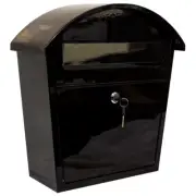 Ridgeline Wall MountedGalvanized Steel Locking Residential Mailbox With Lock