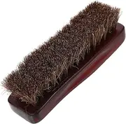 JEWEDECO Wooden Shoe Brush Shoes Scrub Boots Brush Black Bristle Cleaning Scrubbing Small Polishing Clean Boot Polish Scrubber Wood Brown