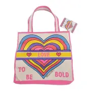 Brighton Rainbow Bright Canvas Tote x Tom Clancy NWT