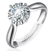 Ring Sizers for Loose Rings,12 Pack Ring Size Adjuster Spacers or Tightener