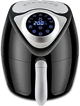 1300W Hot Air Fryer 360° High-Speed Air Thermal Circulation with LCD Touch Screen and Non-Stick Basket for Healthy Oil Free & Low Fat
