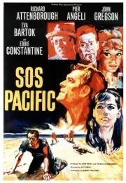 Sos Pacific poster back to front Richard Attenborough John Gre- 1959 Old Photo