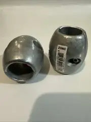 ZINC SHAFT BARREL COLLAR C1250Z 1 1/4" SHAFT 2PAC SALTWATER ANODES