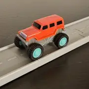 Red Monster Truck NEW Road To Gold Driven Battat Pocket Micro Toy Car
