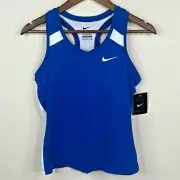 Nike Dri-Fit Women's Blue Bralette Running Tank Medium