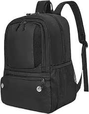 Football Backpack,Basketball Bag Backpack - Ergonomic Waterproof Breathable Anti-Odor with Shoe Compartment Bookbag for Sports Training Gym Workouts