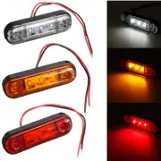 LED Side Marker Indicator Light Waterproof For 12V 24V Trailer Truck Bus Lorry Van