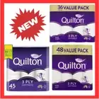 Quilton Toilet Paper Tissue Rolls 3-Ply 180 Sheets - Free postage Best Price