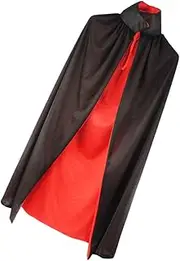 Vampire Fangs Included Halloween Cloak for Adults Cosplay Cape Long-Lasting