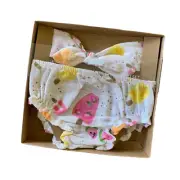 Mud Pie Popsicle Fruit Headband Bloomer Set Size 0-6 Months