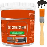 Rust Remover - Rust Remover Primer, Rust Renovator, Rust Remover | Water-Based Metal Rust Remover with Paint Brush, Metal Rust Conversion Agent for Home Items Car, 6.25.7cm Brush Size
