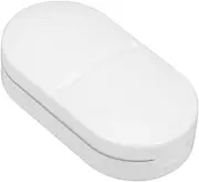 Ipetboom Medicine Cutter Medicine Cutter Cut Tool Medication Organizer Tablets Splitter Portable Cut Tool Travel Container Pill Splitter for Small Pills Stainless Steel White