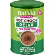 Natvia Sugar Free Relax Hot Chocolate with Lavender and Chamomile 200g