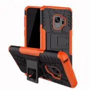 MCC Heavy Duty Samsung Galaxy S9 Plus Shockproof Phone S9+ Case Cover [Orange]