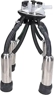 Pwshymi Silicone Milking Group, Stainless Steel, Rust Resistant, Milking Machines for Cattle and Cattle