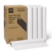 Medline Medical Exam Table Paper Crepe Table Paper 18 inches X 125 feet Case