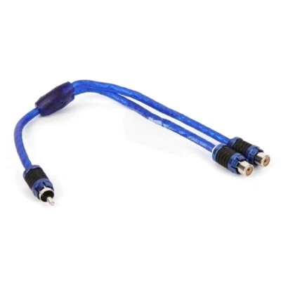 Stinger SI62YF 6000 Series 2Channel 2 Females to 1 male RCA Y-Adapter Cable (Z1)