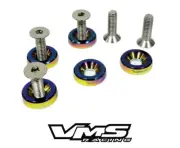 20PC FENDER WASHERS SUZUKI HONDA YAMAHA KAWASAKI DUCATI 10MM BOLT KIT NEO CHROME (for: Honda Civic)