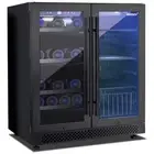 Husky Vino Pro Riserva Wine Fridge & Drinks Chiller in Matt Black (HUSWS66MBZY)