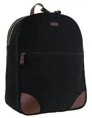 Pierre Cardin Nomad Canvas Backpack in Black