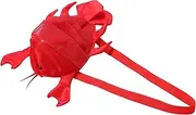 [Baluue] Mesh Beach Bag for Lightweight Holder Spacious Shell Design Easy to Clean for Beach Vacation Essentials Bag for Boys and Red