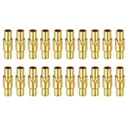 Leather Cord End Clasp, 20Pcs 3mm Hole Clasps Jewelry Making, Gold