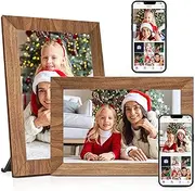 Digital Photo Frame 10.1 Inch WiFi Digital Picture Frame with 1280 * 800 IPS Full HD Touchscreen, 8GB WiFi Smart Frame Share Photos and Videos Instantly from Anywhere via AiMOR App