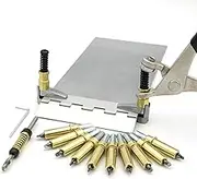 3/16" Mini Cleco Kit, with Cleco Pliers, 10 3/16" Clecos, 2 Side Clamps, and #12 Drill Bit with Spring Drill Stop